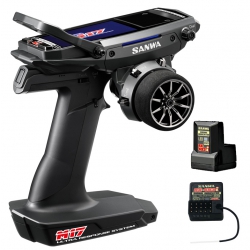 Aparatura SANWA M17 2,4GHz FH5 + Odbiornik RX-492i + Odbiornik RX-493i
